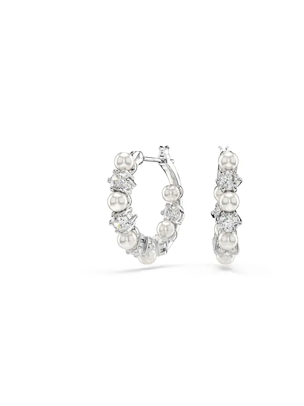 Swarovski Swarovski Uhani 'Matrix'  srebrna / transparentna