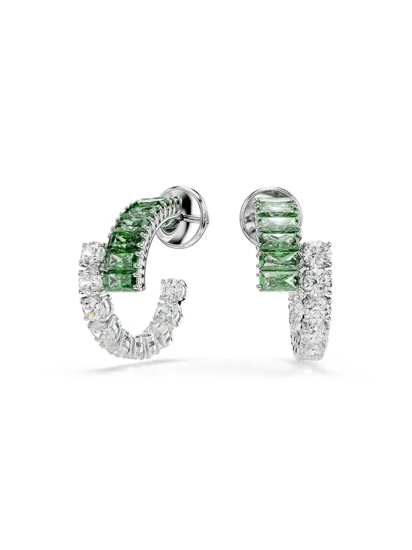 Swarovski Swarovski Uhani 'Matrix'  zelena / transparentna