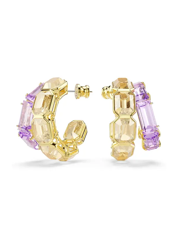 Swarovski Swarovski Uhani 'Millenia'  svetlo rjava / zlata / lila