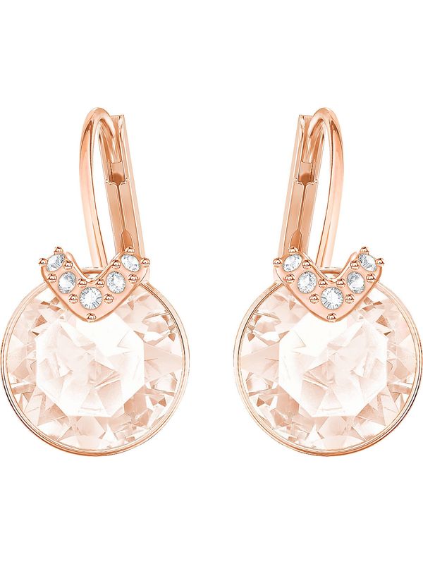 Swarovski Swarovski Uhani  rožnato zlata / bela