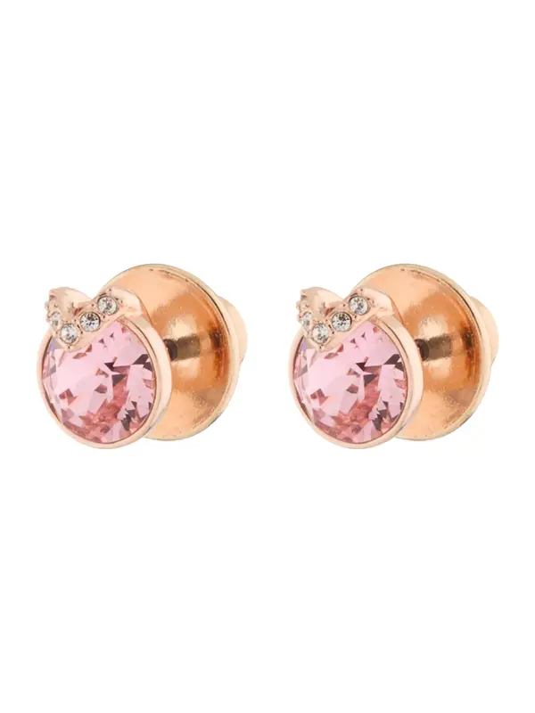 Swarovski Swarovski Uhani  rožnato zlata / rosé / transparentna