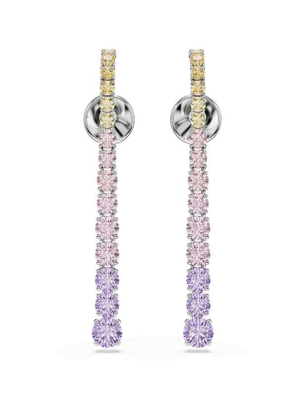 Swarovski Swarovski Uhani  rumena / sivka / roza / srebrna