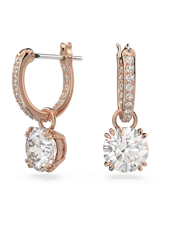 Swarovski Swarovski Uhani 'Stilla'  rožnato zlata / transparentna