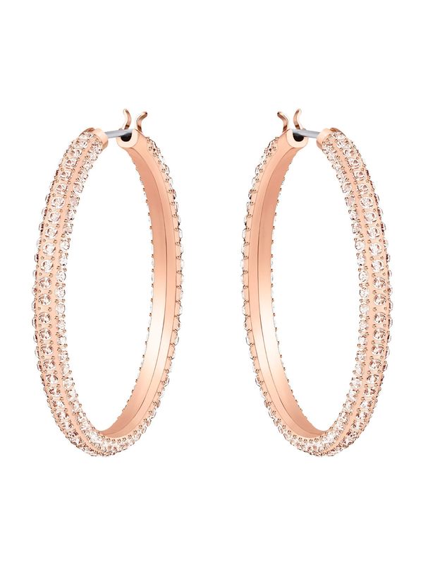 Swarovski Swarovski Uhani 'Stone'  rožnato zlata / transparentna