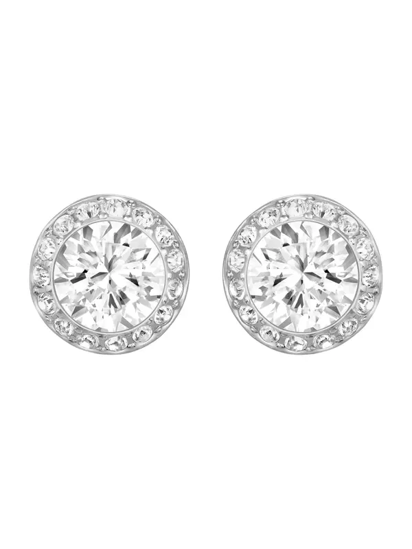 Swarovski Swarovski Uhani 'Una'  srebrna / bela