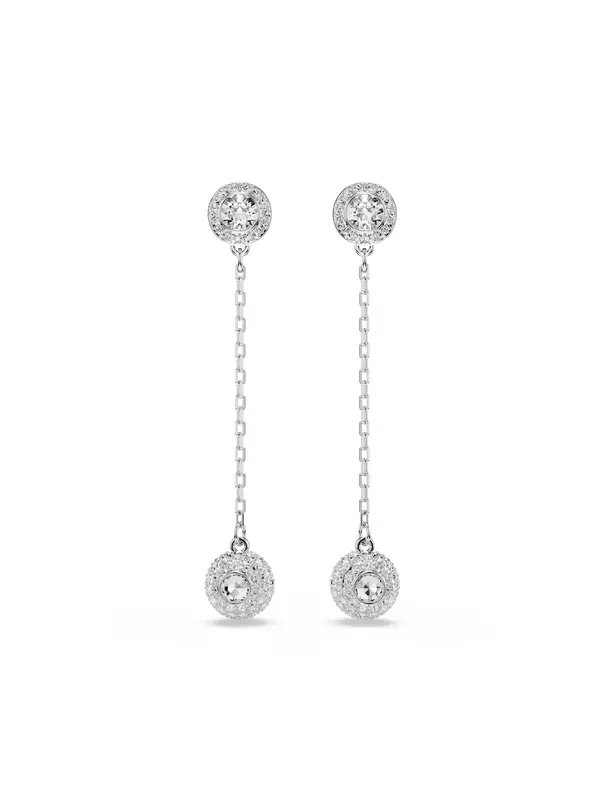 Swarovski Swarovski Uhani 'Una'  srebrna / transparentna