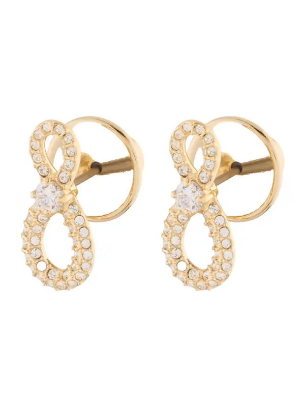Swarovski Swarovski Uhani  zlata / transparentna