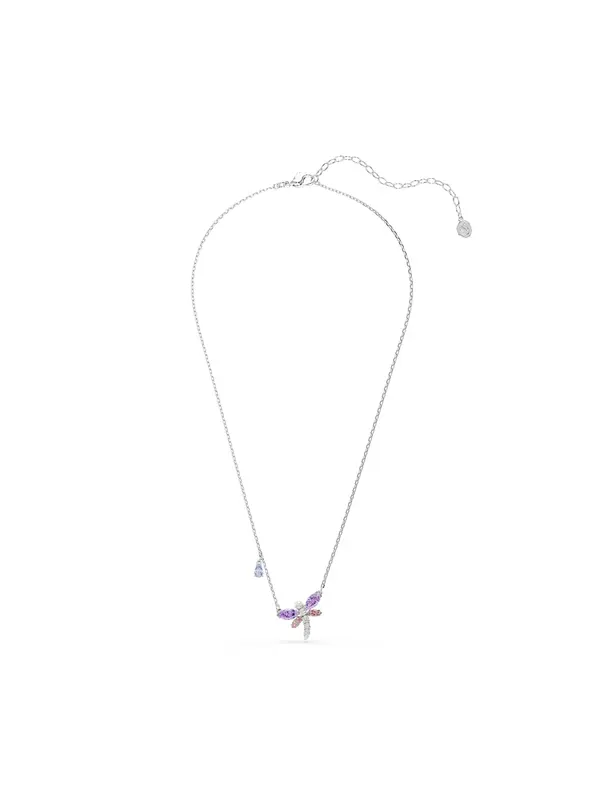 Swarovski Swarovski Verižica  svetlo modra / lila / srebrna / transparentna