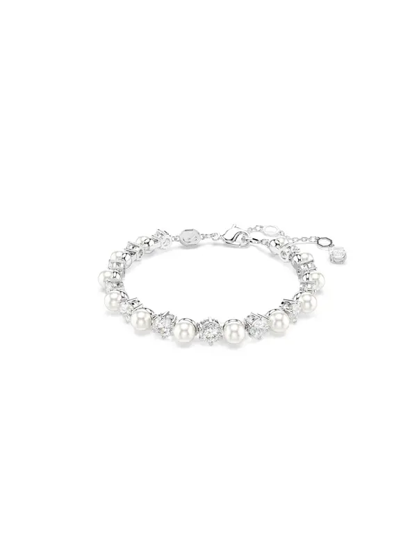 Swarovski Swarovski Zapestnica 'Matrix'  srebrna