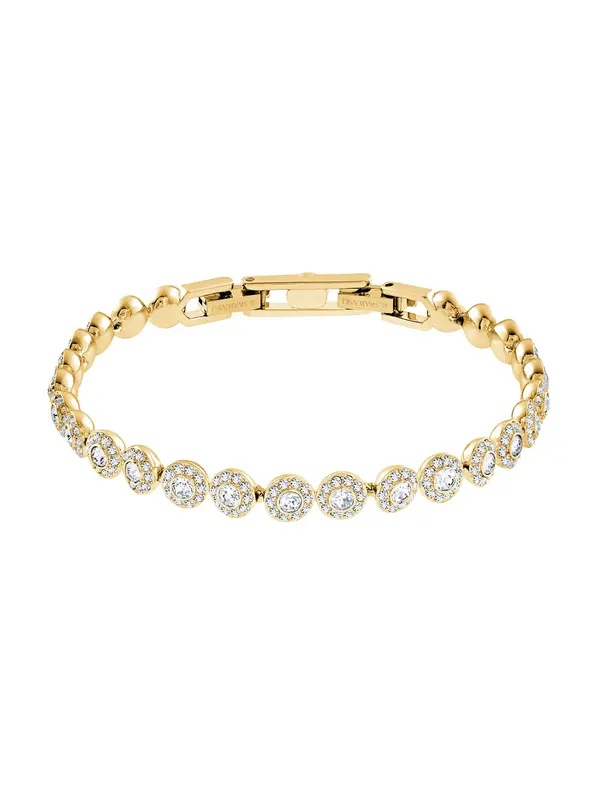 Swarovski Swarovski Zapestnica 'Una'  zlata / transparentna