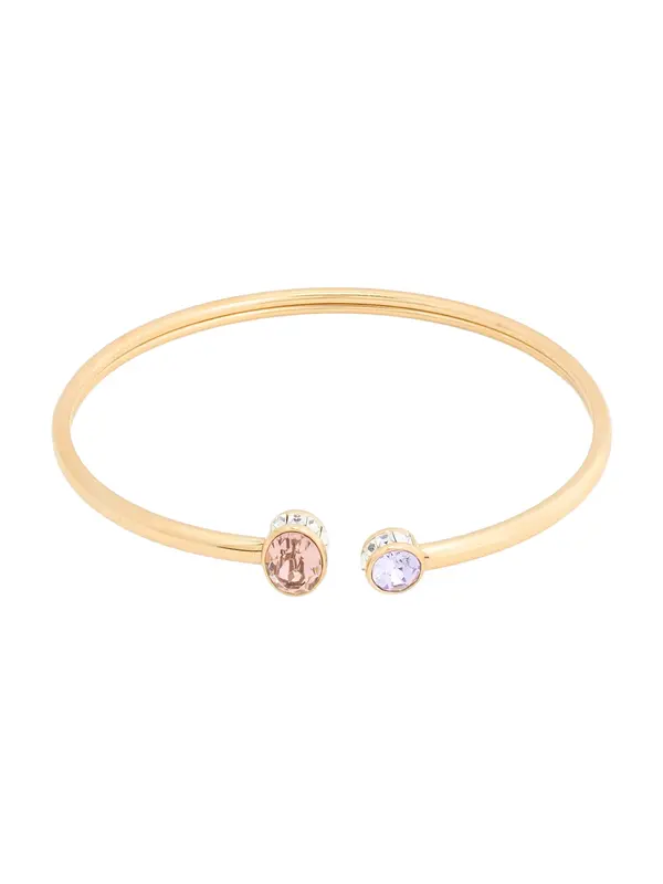 Swarovski Swarovski Zapestnica  zlata / sivka / roza / transparentna