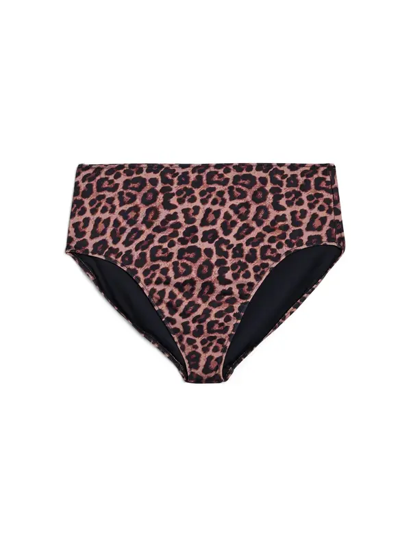 Swim by Zizzi Swim by Zizzi Bikini hlačke 'Caanne'  kamela / rjava / črna