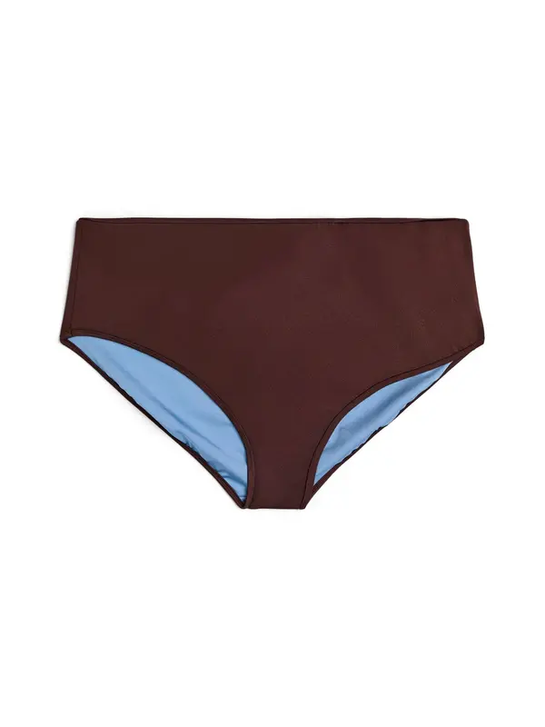 Swim by Zizzi Swim by Zizzi Bikini hlačke 'Senya'  rjava