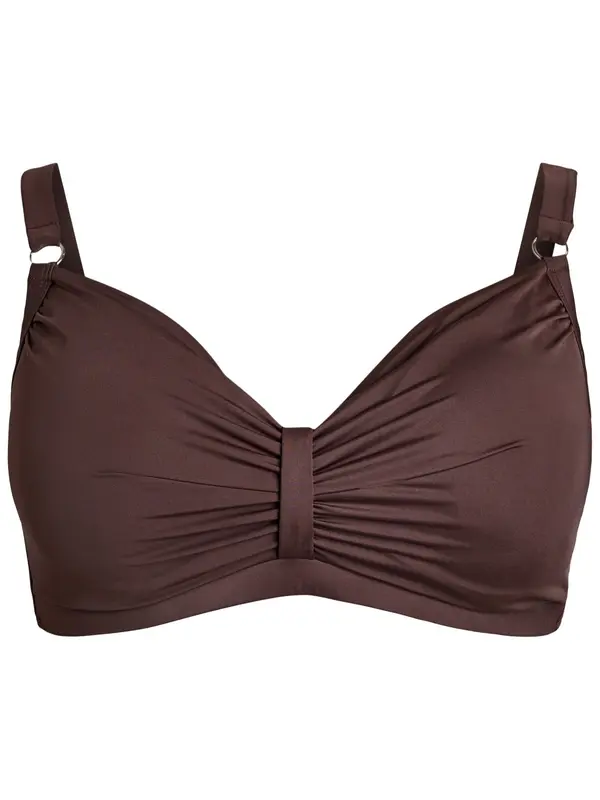 Swim by Zizzi Swim by Zizzi Bikini zgornji del 'Basic'  temno rjava