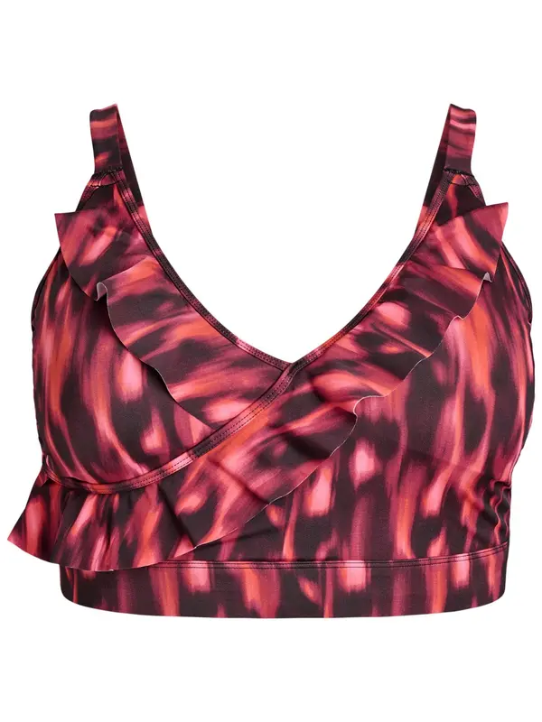 Swim by Zizzi Swim by Zizzi Bikini zgornji del 'Skatrin'  ciklama / temno oranžna / pitaja