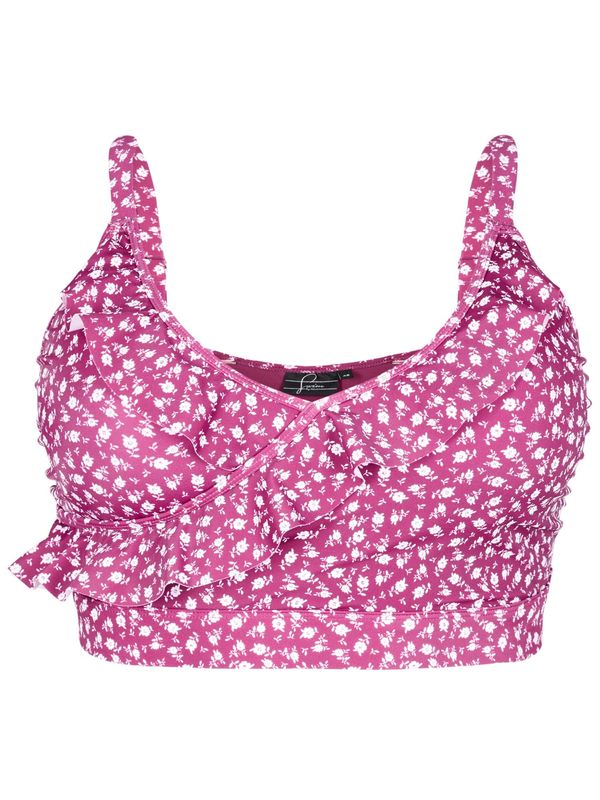 Swim by Zizzi Swim by Zizzi Bikini zgornji del 'SKATRIN'  roza / bela