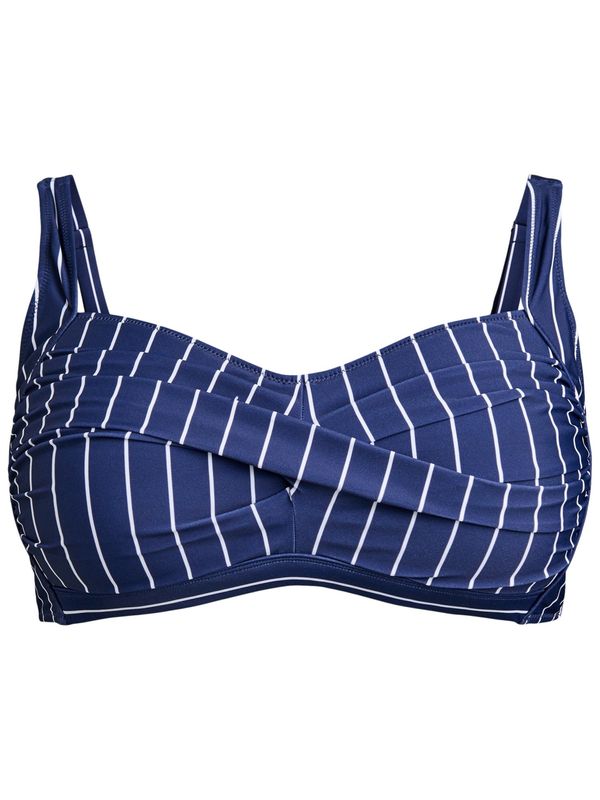 Swim by Zizzi Swim by Zizzi Bikini zgornji del 'Stella'  temno modra / bela