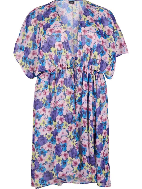 Swim by Zizzi Swim by Zizzi Kimono 'CAHUSI'  azur / zelena / sliva / svetlo roza