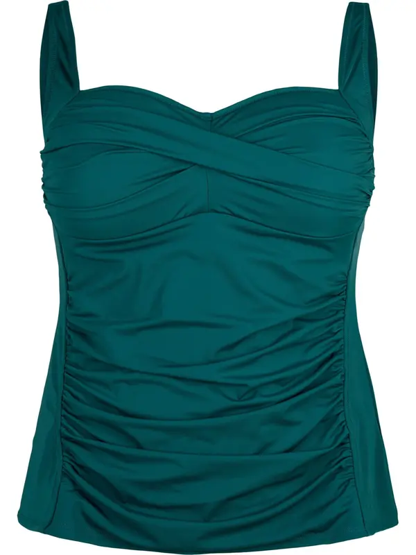 Swim by Zizzi Swim by Zizzi Majica za kopanje brez rokavov  smaragd