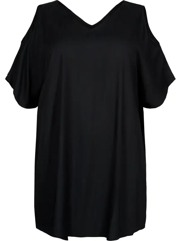 Swim by Zizzi Swim by Zizzi Obleka za na plažo 'Slow'  črna