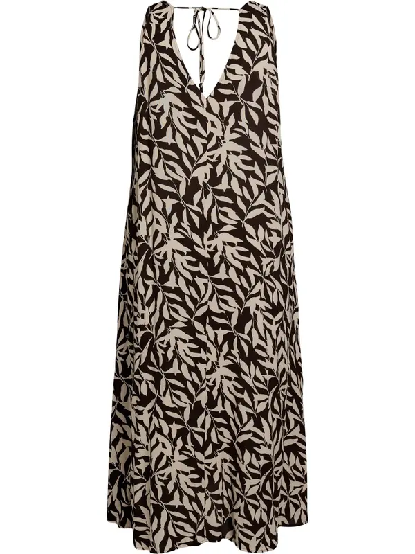 Swim by Zizzi Swim by Zizzi Obleka za na plažo 'SLulu'  svetlo rjava / črna