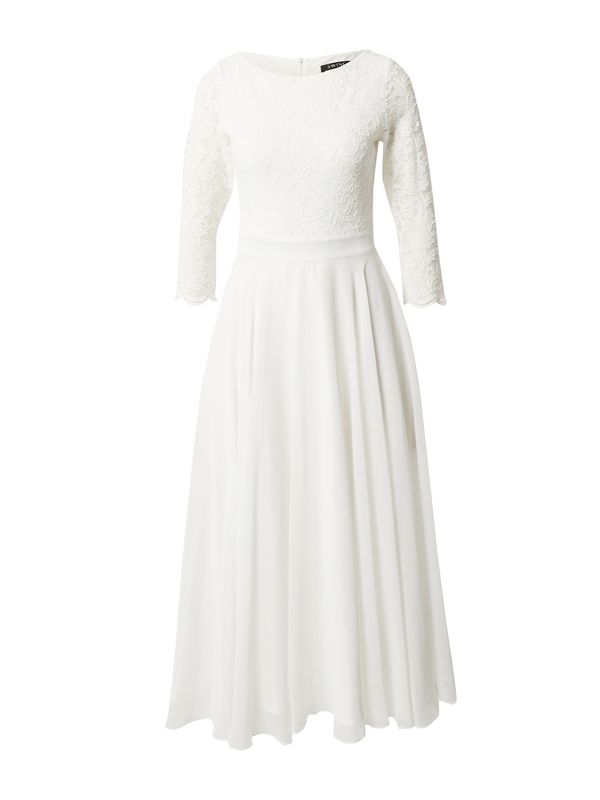 SWING SWING Večerna obleka  naravno bela