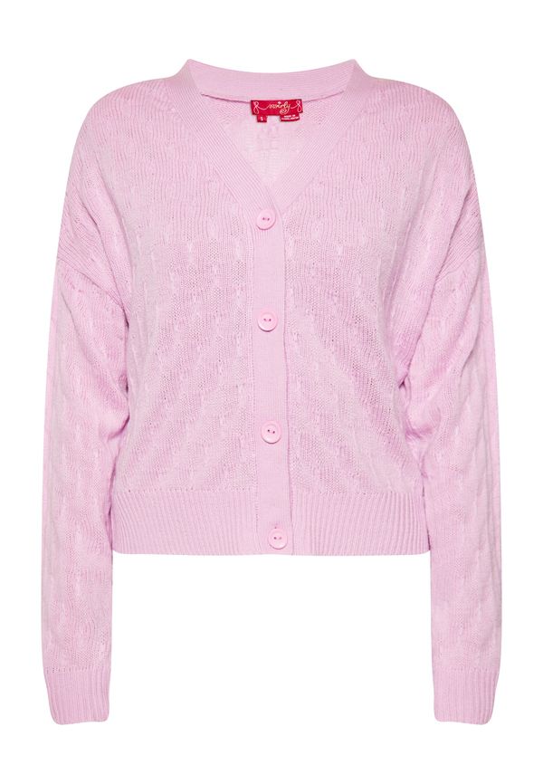 swirly swirly Pletena jopa  roza