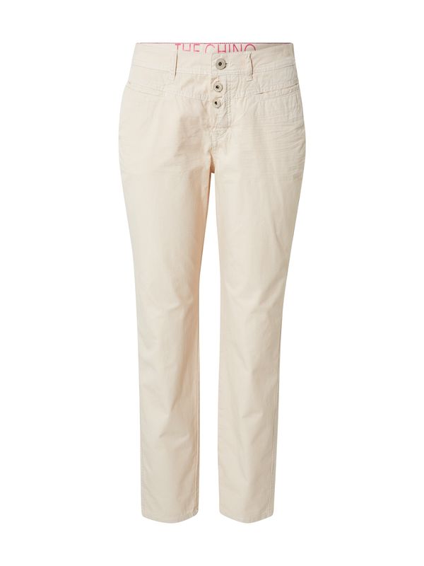 TAIFUN TAIFUN Chino hlače  kremna