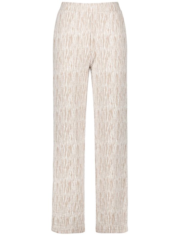 TAIFUN TAIFUN Hlače  kremna / svetlo bež