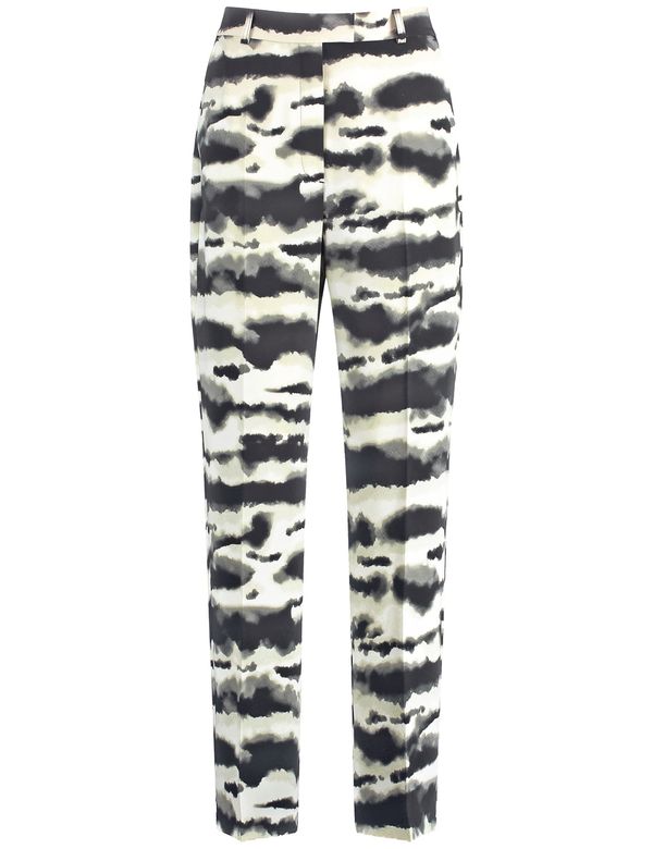 TAIFUN TAIFUN Hlače na rob  šampanjec / temno siva