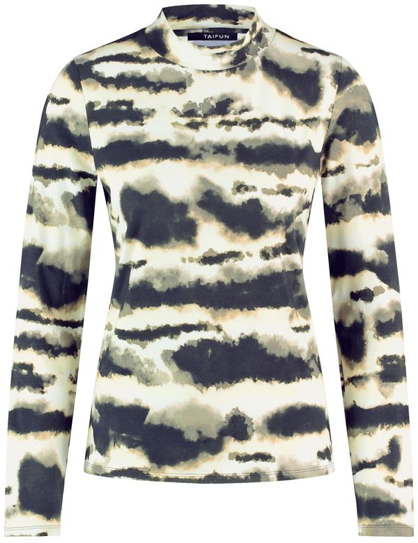 TAIFUN TAIFUN Majica  bež / siva / črna