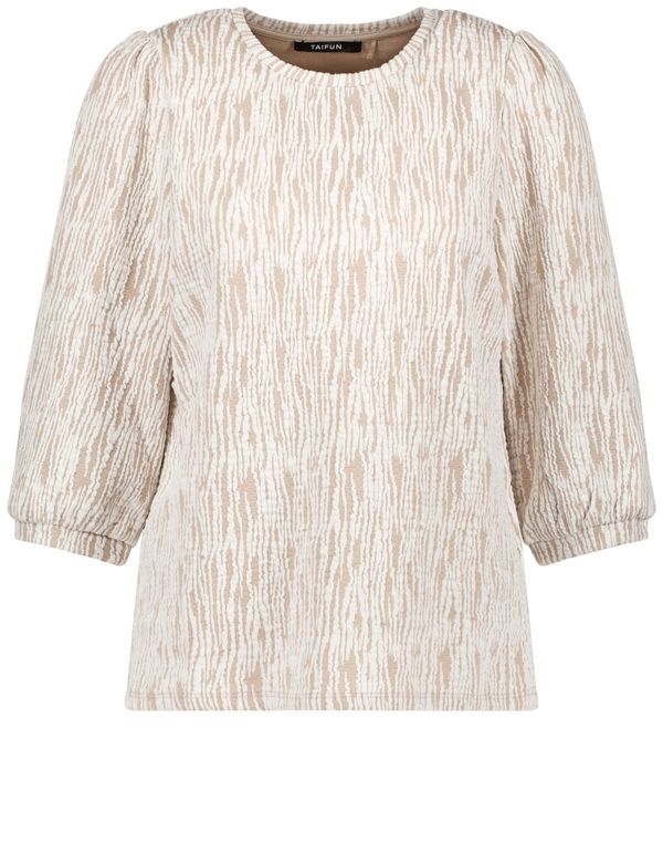 TAIFUN TAIFUN Majica  kremna / kamela