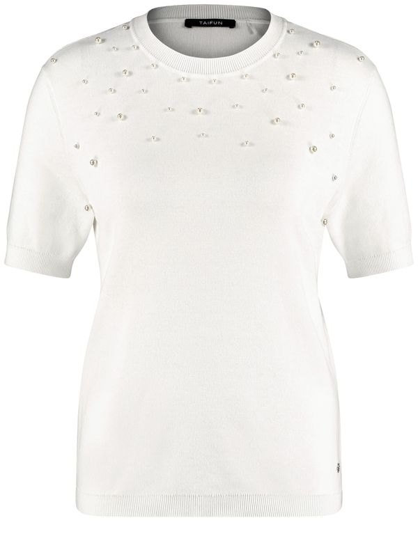 TAIFUN TAIFUN Pulover  biserno bela / off-bela