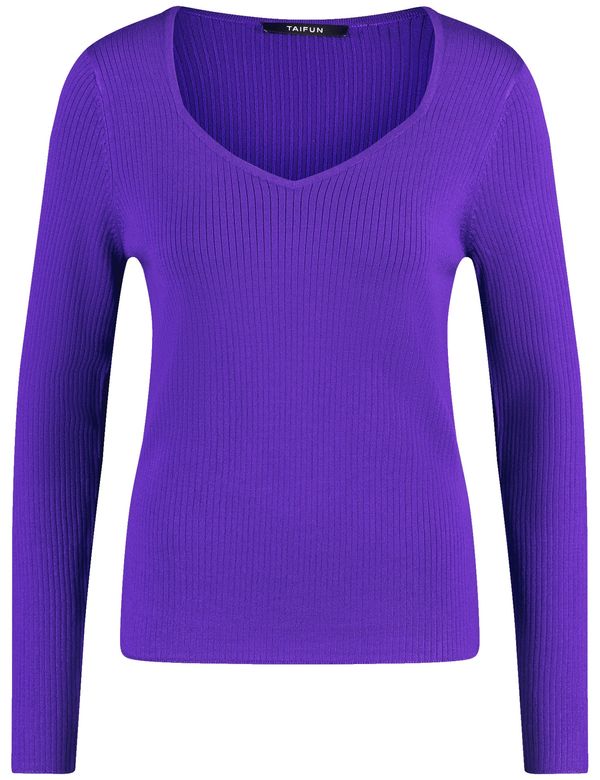 TAIFUN TAIFUN Pulover  vijolično modra