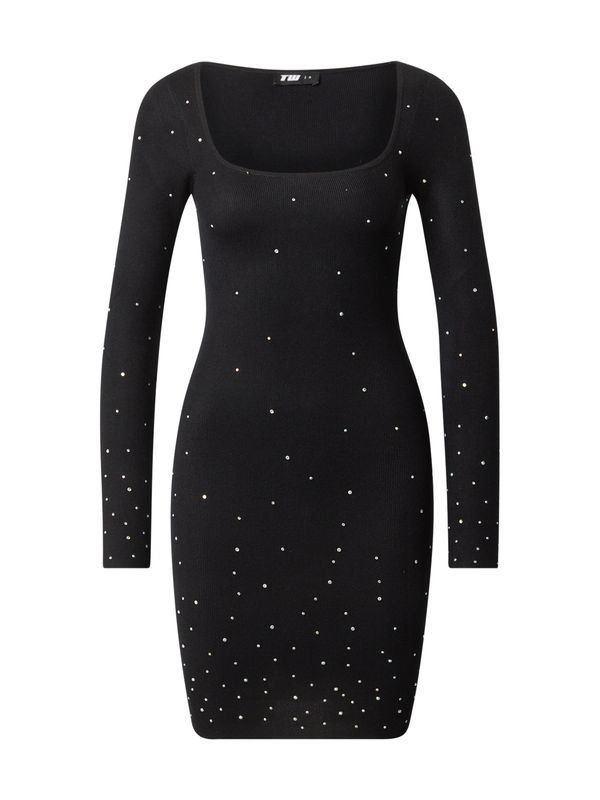 Tally Weijl Tally Weijl Pletena obleka  črna