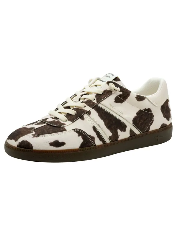 Tamaris Tamaris Nizke superge 'Essentials'  temno rjava / bela