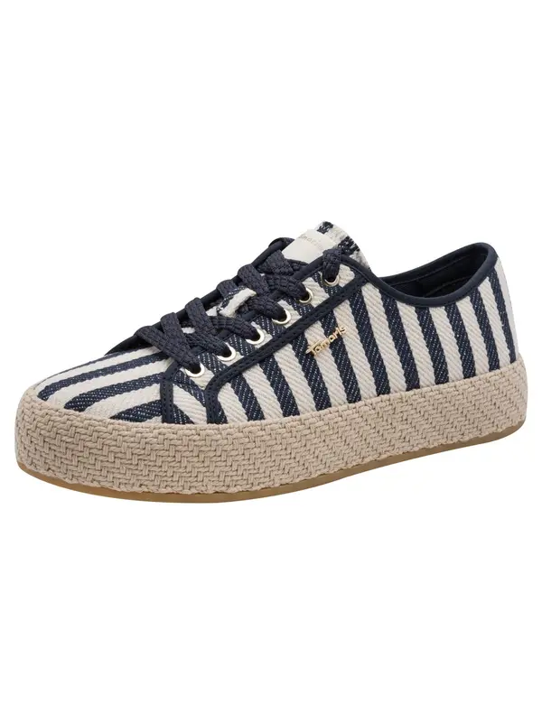 Tamaris Tamaris Nizke superge  temno modra / off-bela