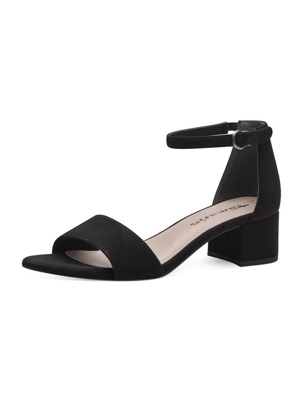 Tamaris Tamaris Sandali s paščki  črna