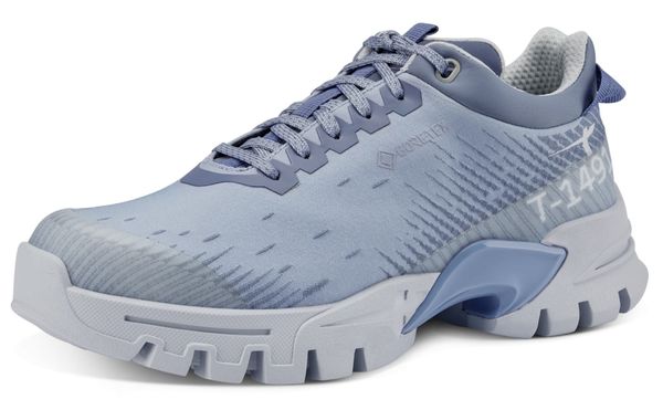 TAMARIS TAMARIS Športni čevlji z vezalkami  modra / siva