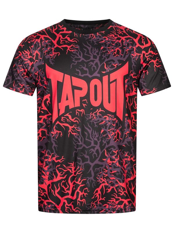 Tapout Tapout Funkcionalna majica 'ROOTSTOCK'  antracit / svetlo rdeča