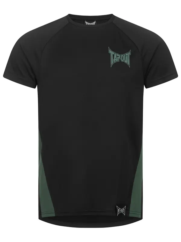 Tapout Tapout Funkcionalna majica  zelena / črna