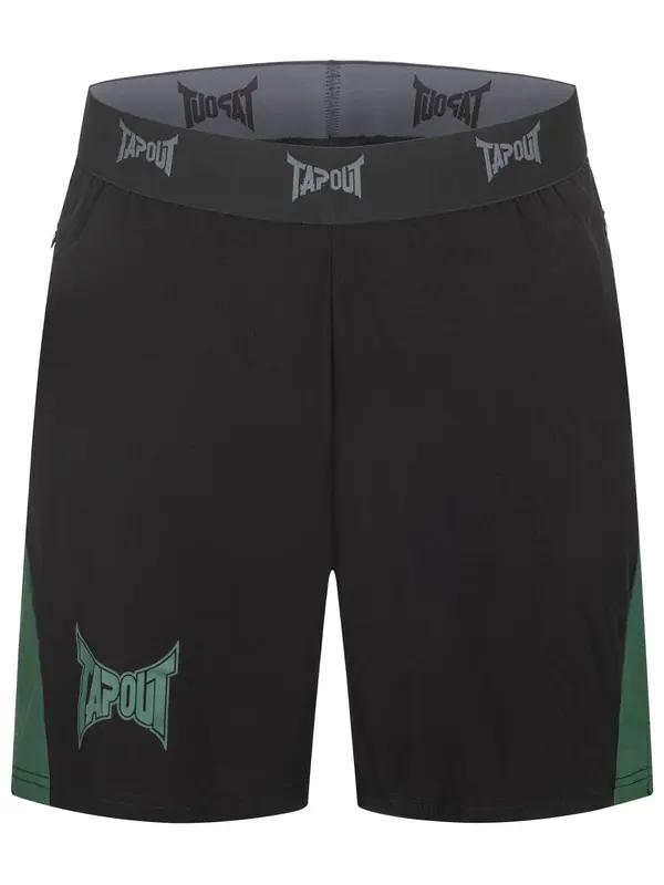 Tapout Tapout Funkcionalne hlače  zelena / črna