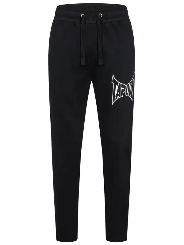 Tapout Tapout Hlače  črna / bela