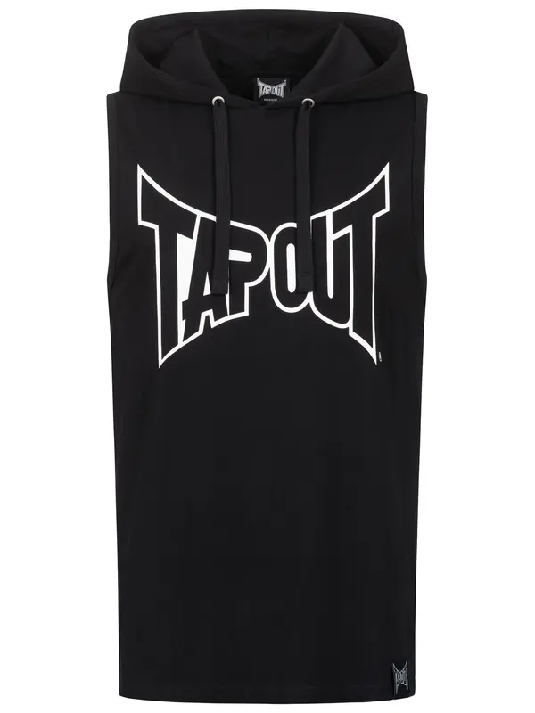 Tapout Tapout Majica 'Alameda'  črna / bela