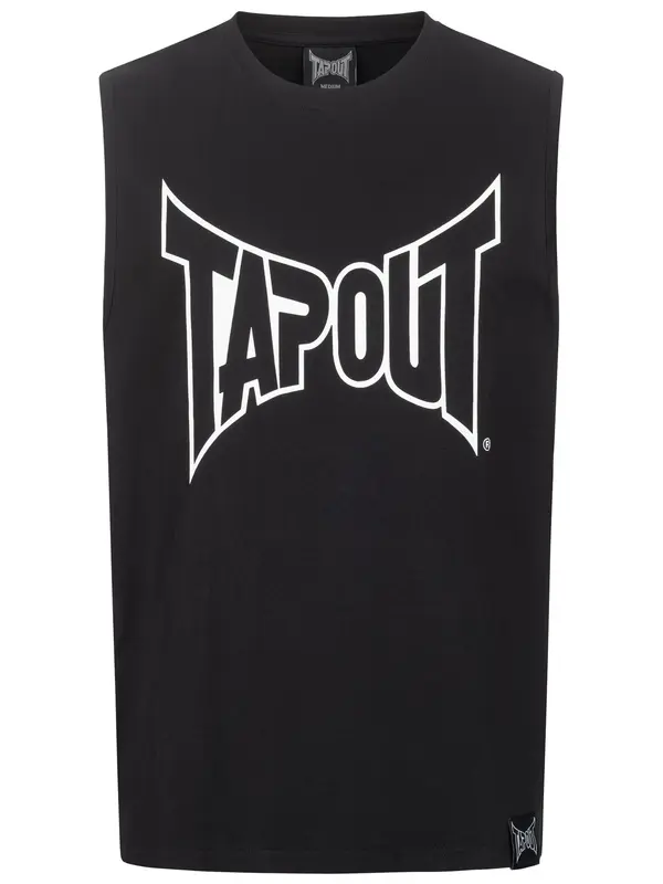 Tapout Tapout Majica 'Alemada'  črna / bela