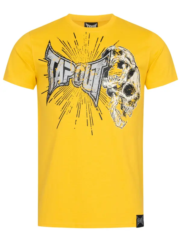 Tapout Tapout Majica 'Blade'  rumena / črna / bela