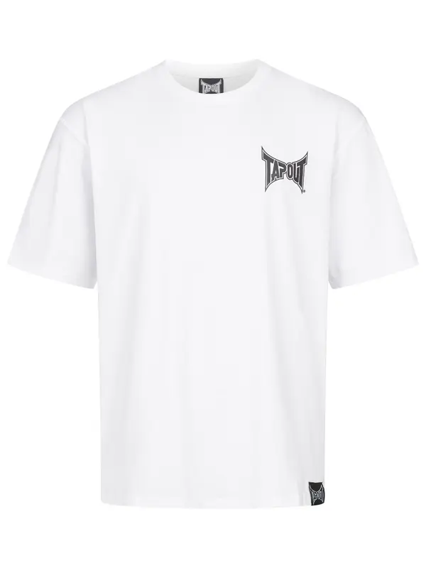 Tapout Tapout Majica 'Creekside'  črna / bela
