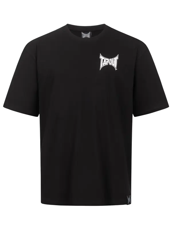 Tapout Tapout Majica 'Creekside'  črna / bela