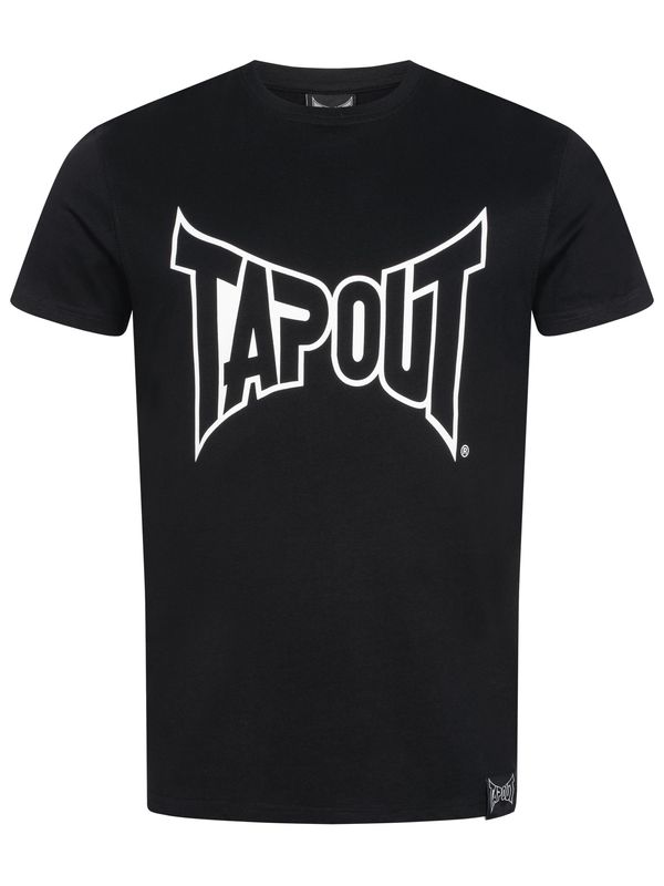 Tapout Tapout Majica  črna / bela