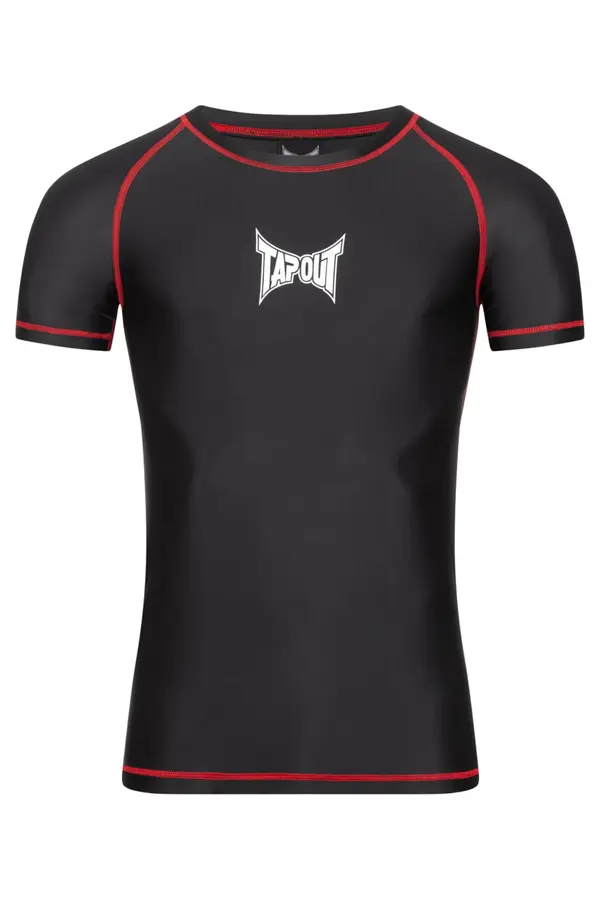 Tapout Tapout Majica 'Crystal'  rdeča / črna / bela